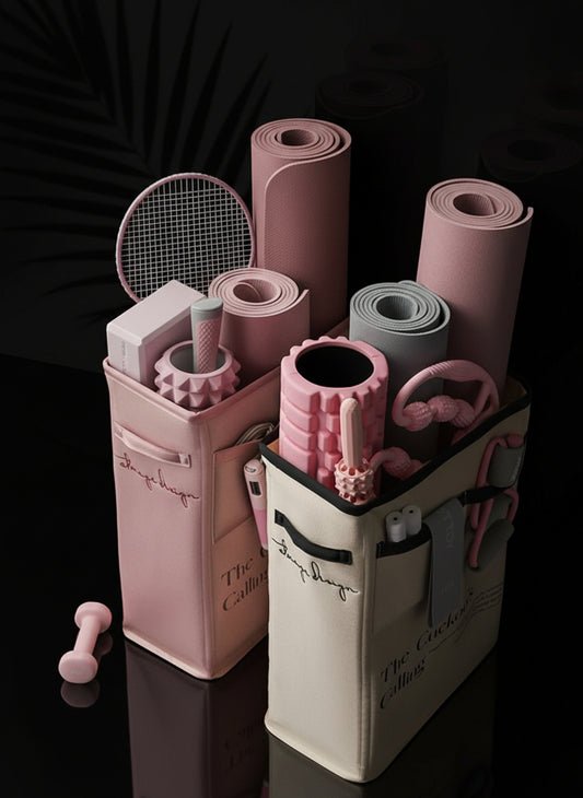 1Pc Yoga Mat Storage Basket Fitness Equipment Sports Equipment Storage Basket Home Stitched Foam Axis Storage Rack Removable Convenient and Lightweight