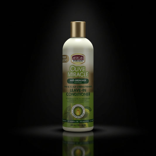African Pride Olive Miracle Leave-in Conditioner, 12 Ounce
