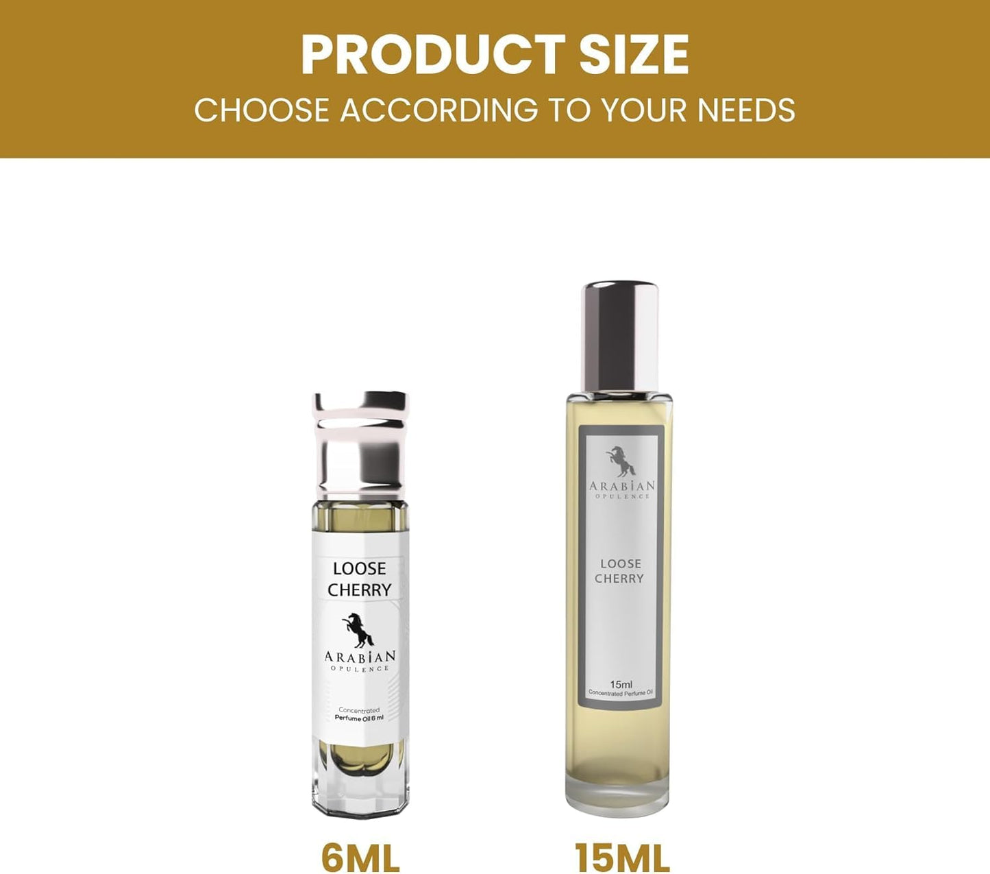 FR313 Loose Cherry Roll-on Perfume Oil for Women and Men, Luxurious and Concentrated Long Lasting Perfume Oil, Alcohol-Free Travel Size Body Scent for All-Day Freshness (15ml)