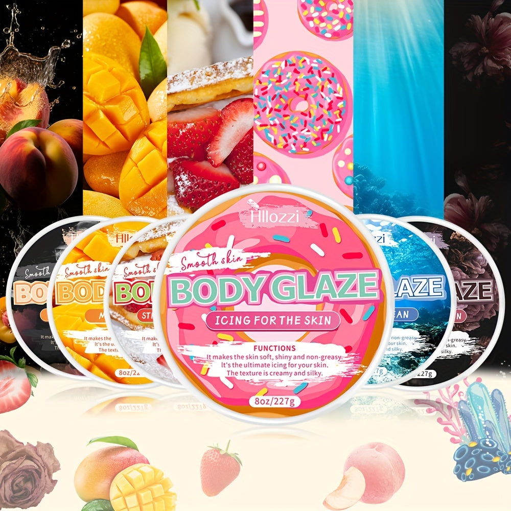 8oz Body Glaze - Mango, Peach & Strawberry Scents