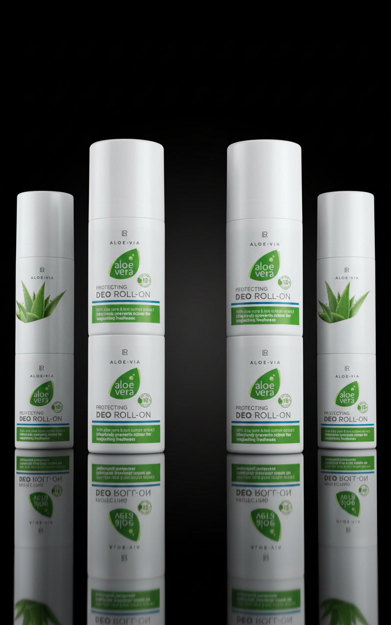 Aloë Via Aloë Vera beschermende deodorant roll-on (6 x 50 ml) + verrassingsei