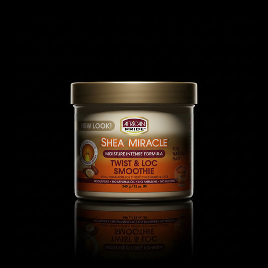 African Pride Shea Miracle Moisture Twist & Loc Smoothie, 12 oz