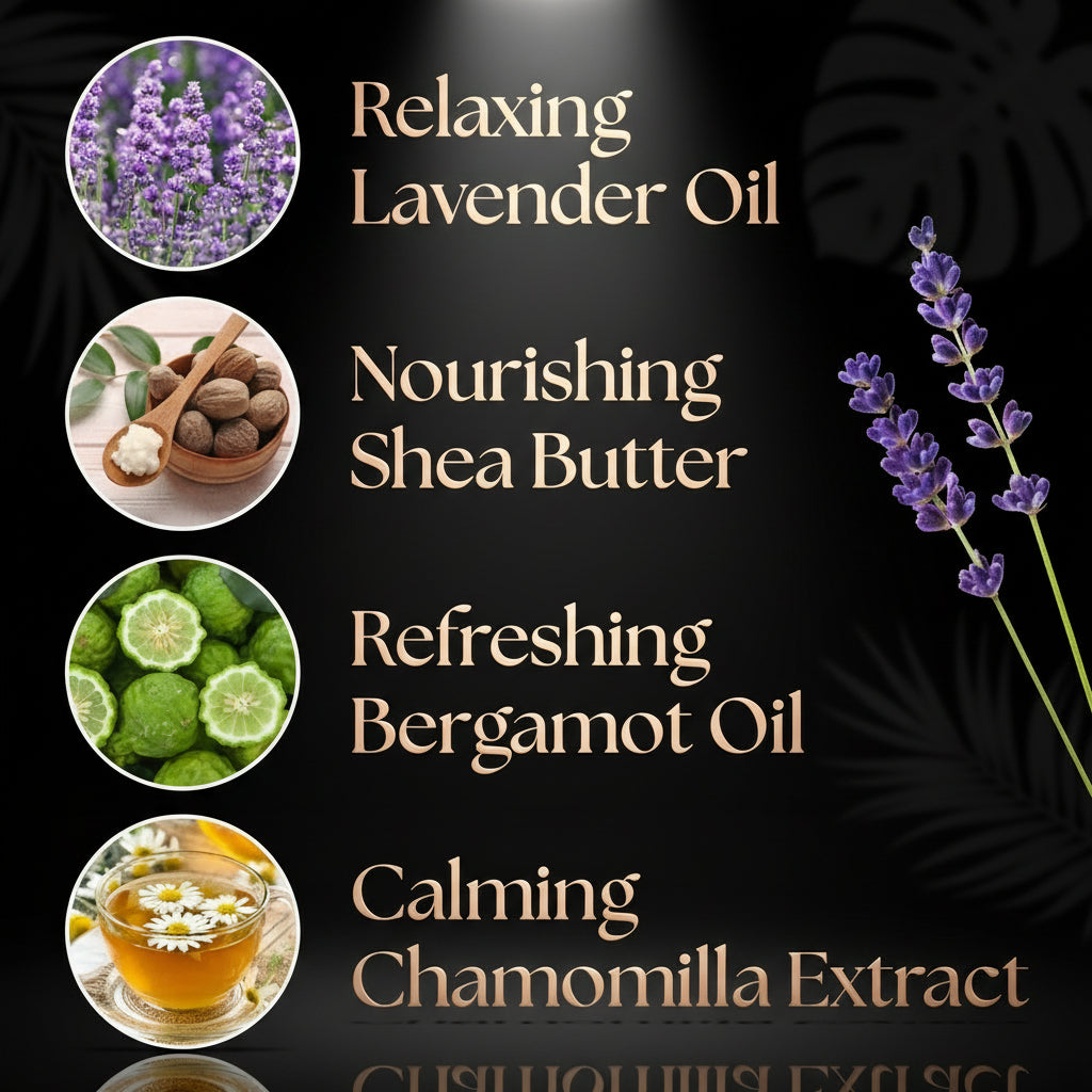 Nurture by Nature RELAX & CALM Spa Kit - Mothers Day Gift - Spa Gift Baskets For Women, Complete Bath Sets for Women Gift - Lavender Pillow Mist, Bath Salts, Bath Bomb - Self Care Gift Basket