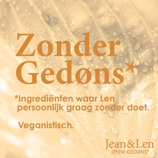 Jean & Len Handzeep Blood Orange & Vetiver, vloeibare zeep in pompdispenser voor schone en verzorgde handen, fruitig-bosachtige geur, zonder parabenen, siliconen & microplastics, veganistisch, 250 ml