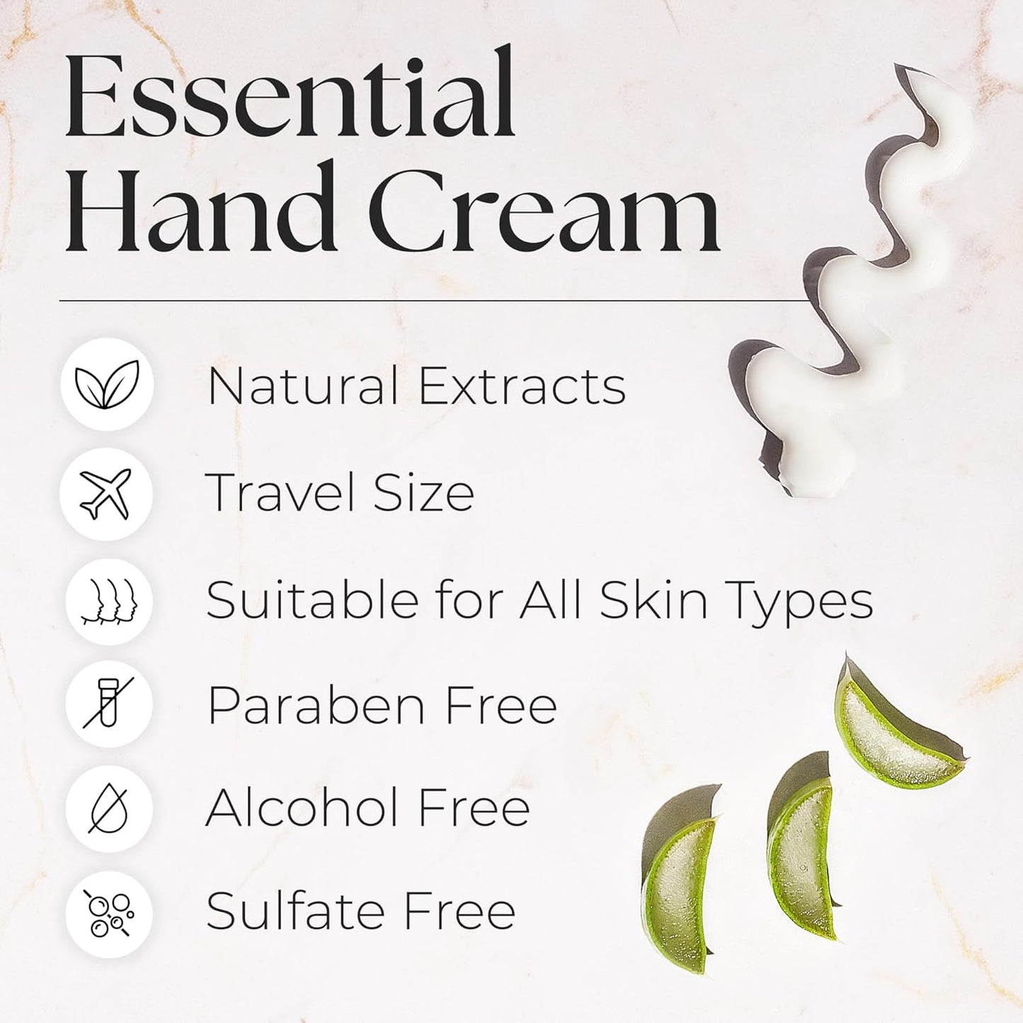 Hand Cream Gift Set from Nurture by Nature, 5pcs, Hand Lotion Travel Size, Enriched with 6% Shea Butter & Glycerin, Hand Cream for Women, Dry Skin, Mini Hand Cream Set, Hand Lotion Gift Set for Women