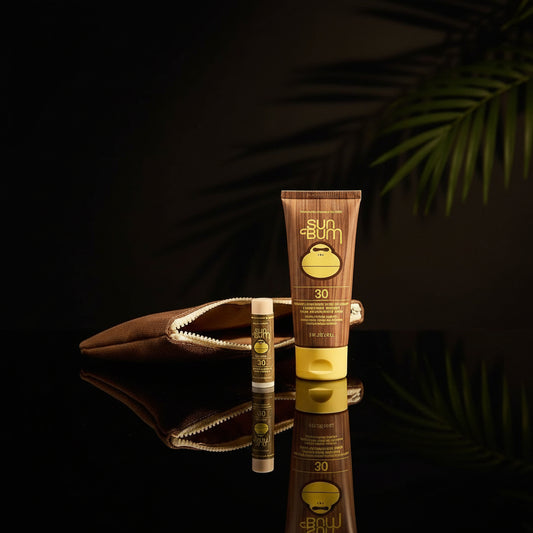 Sun Bum Road Tripper - Travel Sized Sun Care Pack with Sunscreen Lotion, Face Stick, and Lip Balm - SPF 30 Broad Spectrum UVA/UVB Protection - Hawaii 104 Act Compliant - TSA Friendly