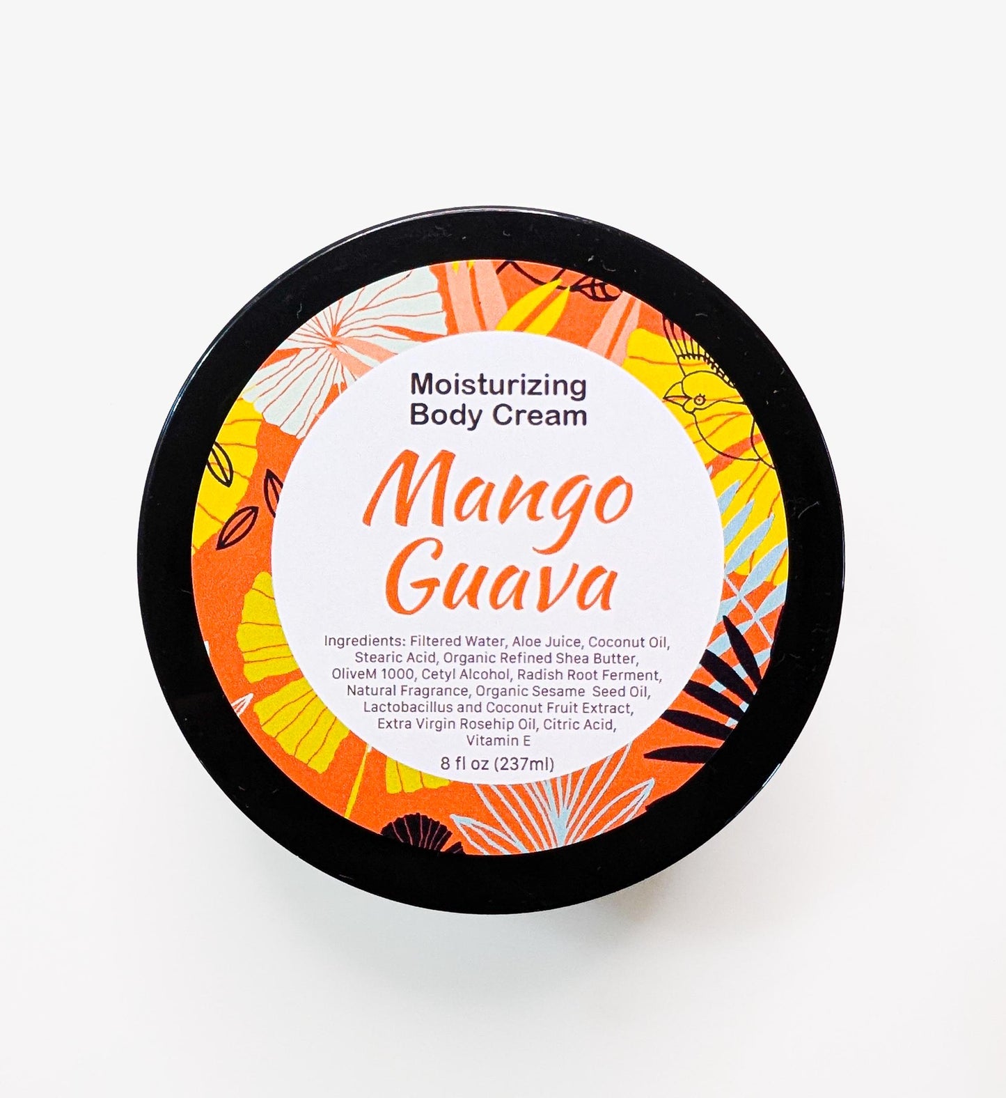 Mango Guava Whipped Body Cream, Body Lotion, Natural Body Cream, Organic Lotion, Natural Skincare, Body Butter, Fruity Lotion