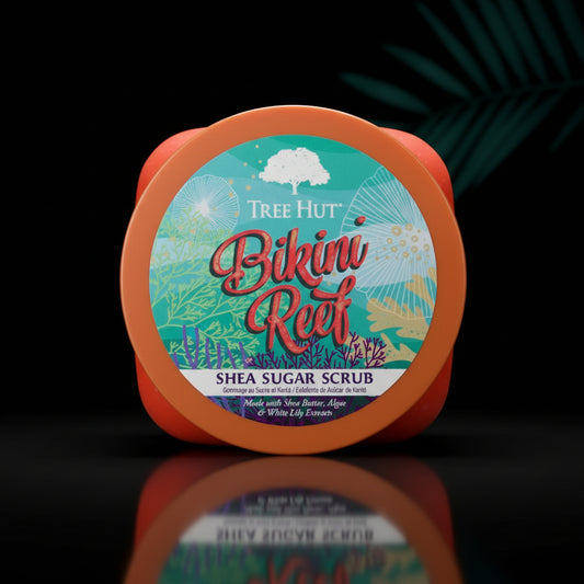 Tree Hut Reef Shea Sugar Scrub Bikini 18 oz Ultra Hydrating and Exfoliating Scrub for Nourishing Essential Body Care