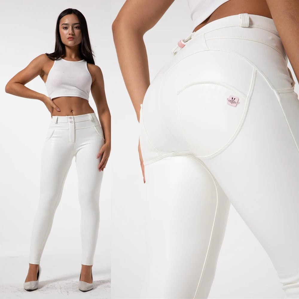 Super Skinny Vegan Leather Leggings Thermal Sexy