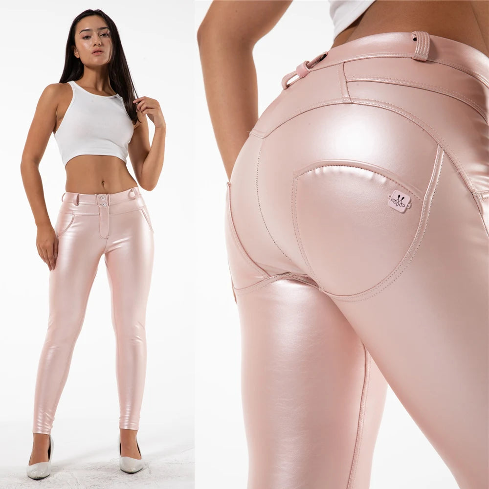 Super Skinny Vegan Leather Leggings Thermal Sexy
