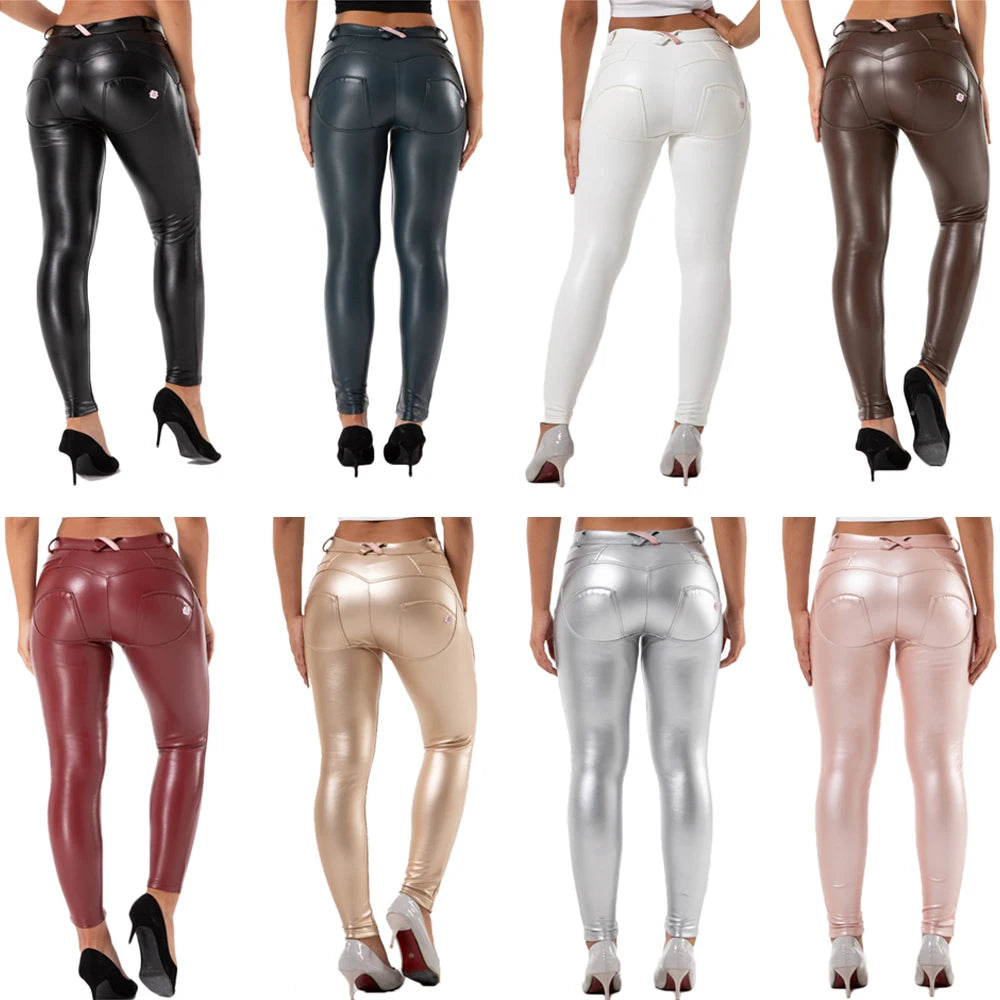 Super Skinny Vegan Leather Leggings Thermal Sexy