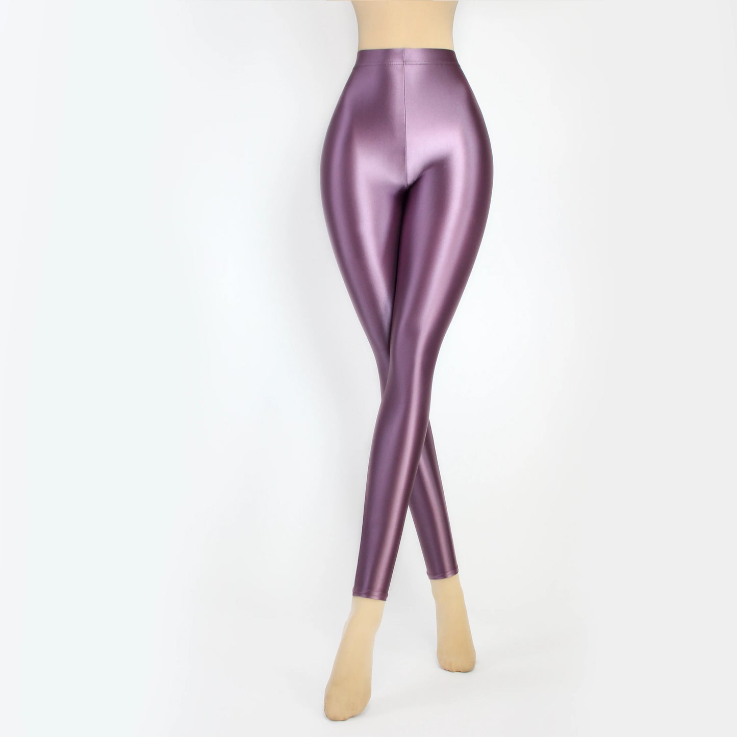Glossiness Series Leggings Silk High Waist elastic Pants