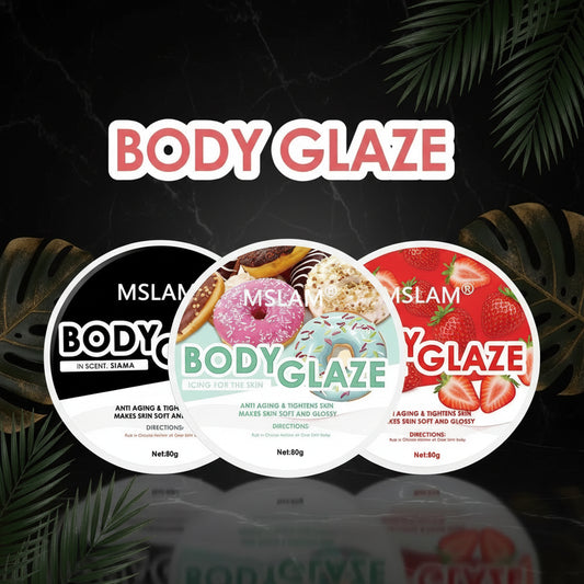 Luxurious Body Glaze Whipped Body Butter - Anti-Aging Moisturizer for Silky Soft Skin
