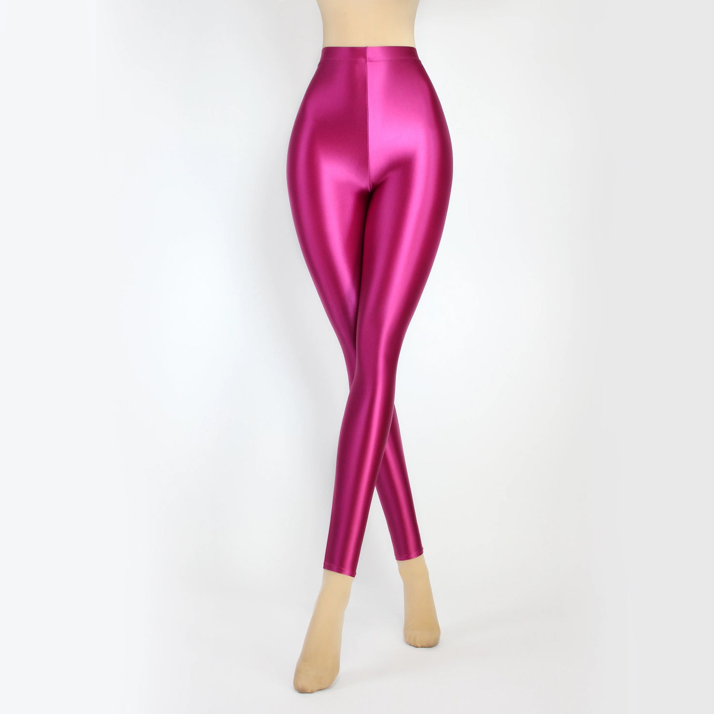 Glossiness Series Leggings Silk High Waist elastic Pants