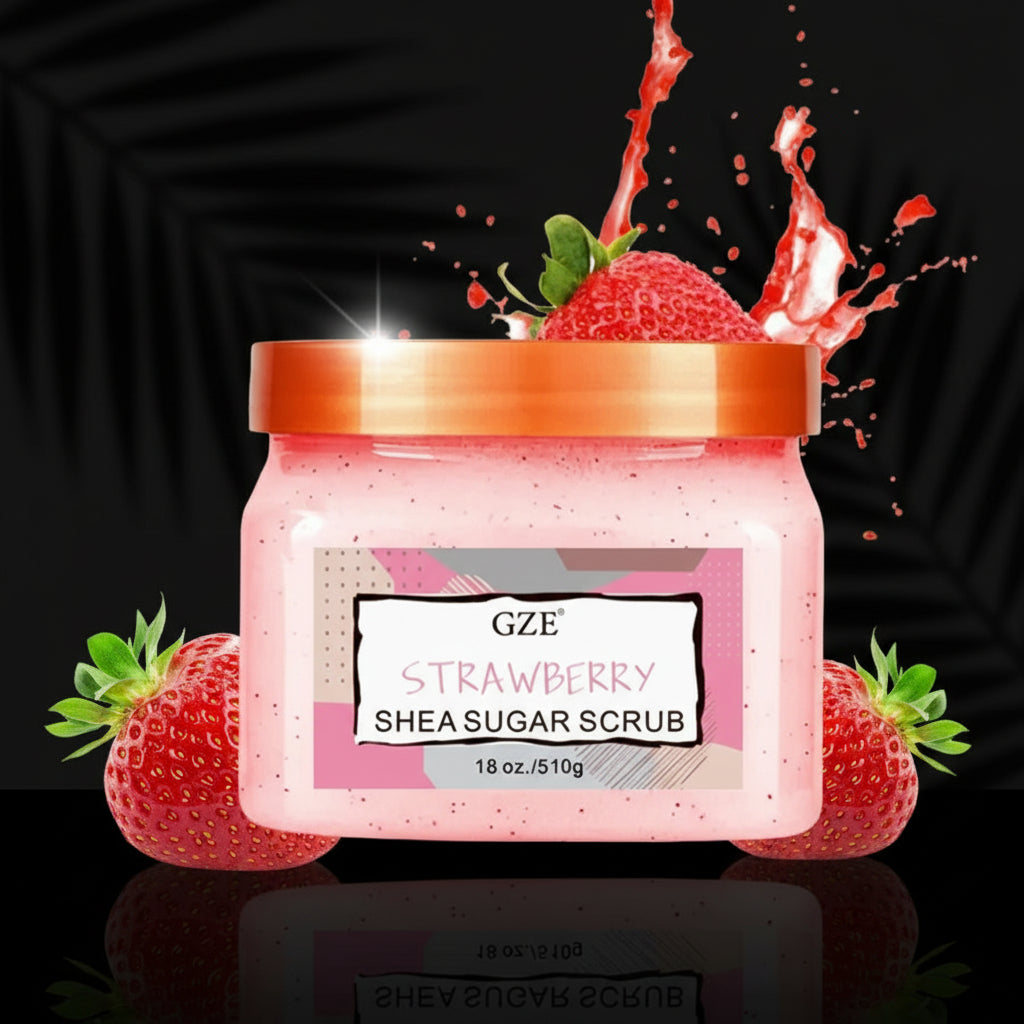 Vegan Mango Lemon Blueberry Strawberry Exfoliator Body Scrub