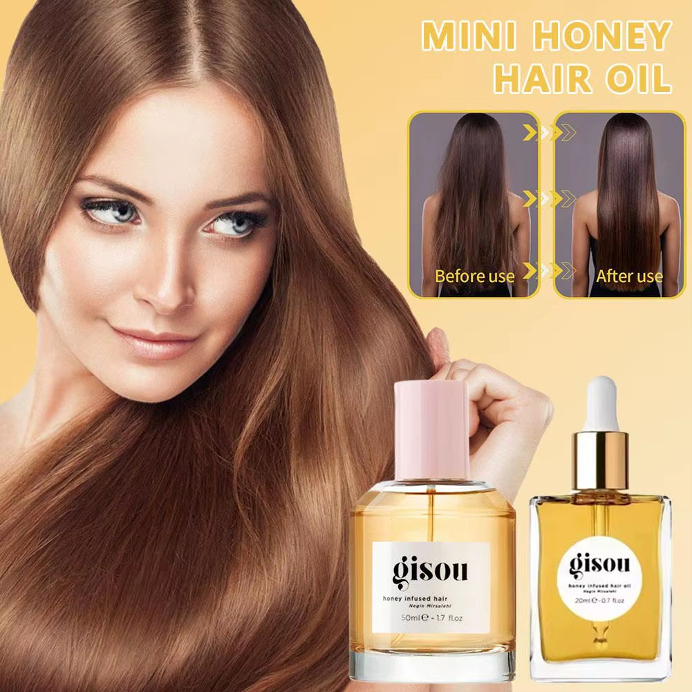 20/50Ml Honey Infused Hair Oil Enriched with Mirsalehi Honey to Deeply Nourish & Moisturize Hair Healthy Gifts