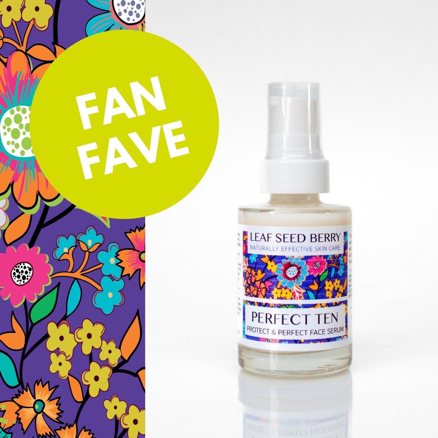 Face Serum, Perfect Ten Facial Serum, Natural Skincare, Skincare Products, Hydrating Skincare, Gift for Her, Vitamin C Serum