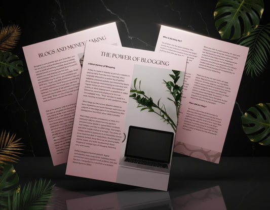 Rich of Blogging PLR Ebook, Done for You Ebook Template, Blogging Guide, Rich Girl Guide, White Label Business Planner, Rich Girl Guide