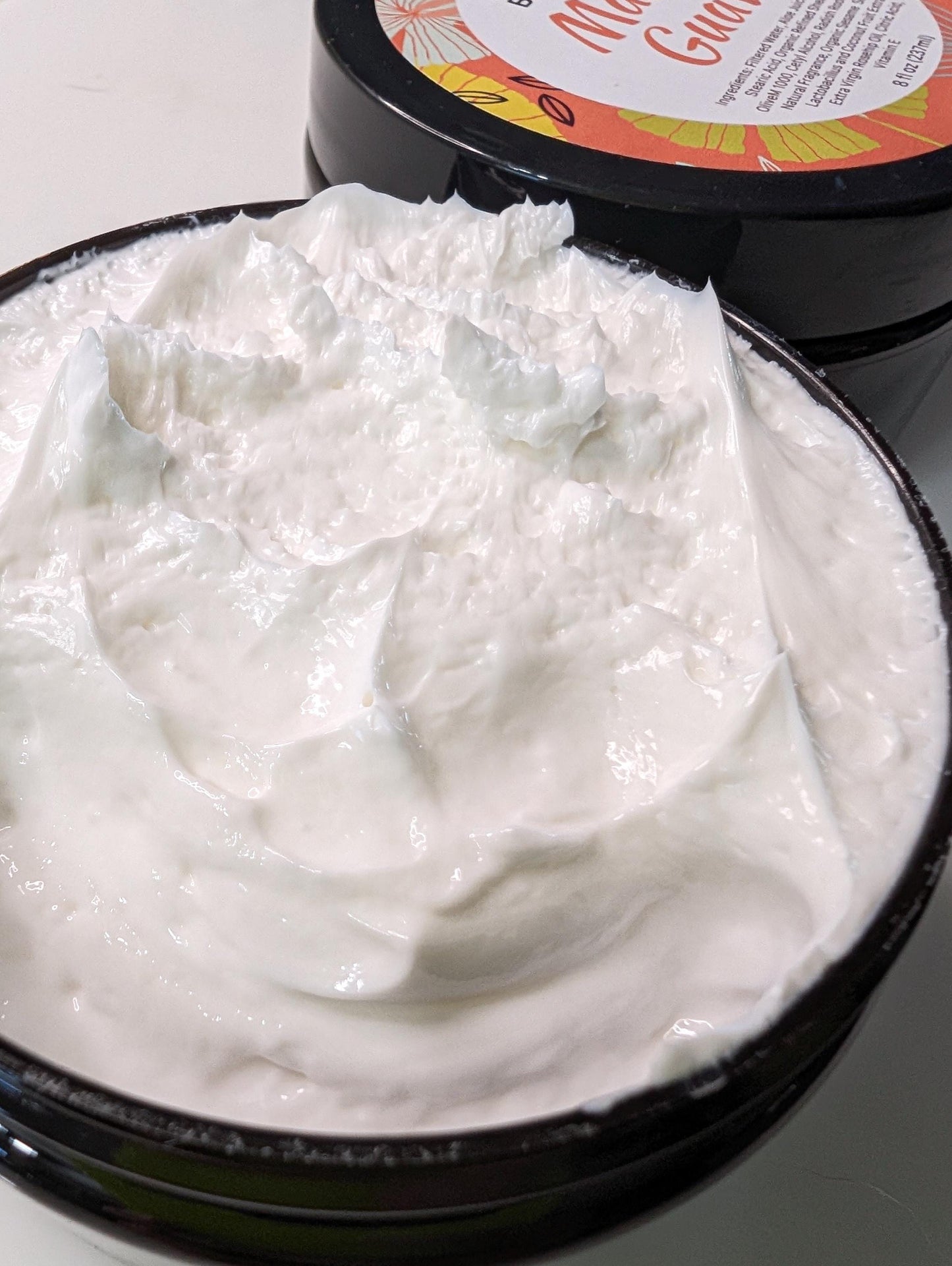 Mango Guava Whipped Body Cream, Body Lotion, Natural Body Cream, Organic Lotion, Natural Skincare, Body Butter, Fruity Lotion