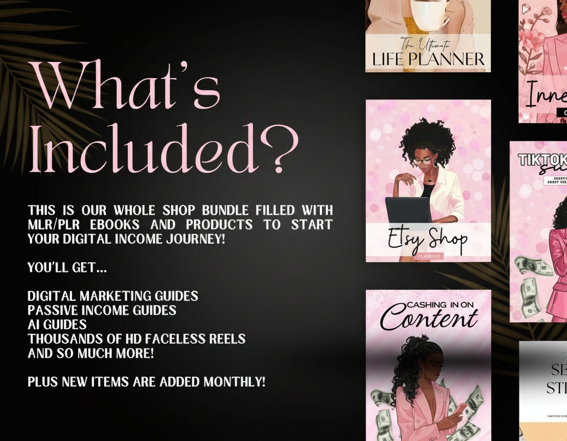 Rich of Blogging PLR Ebook, Done for You Ebook Template, Blogging Guide, Rich Girl Guide, White Label Business Planner, Rich Girl Guide