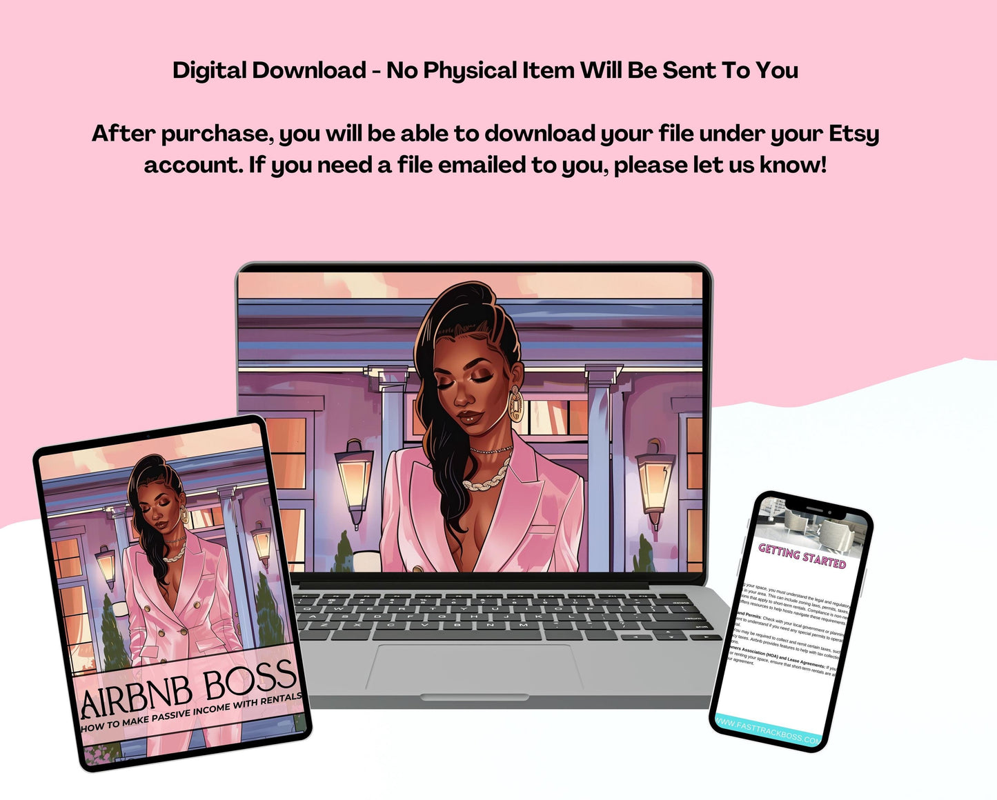 Airbnb Boss Guide Ebook, Done for You Ebook Template, Passive Income Guide, Rich Girl Guide, White Label Business Planner
