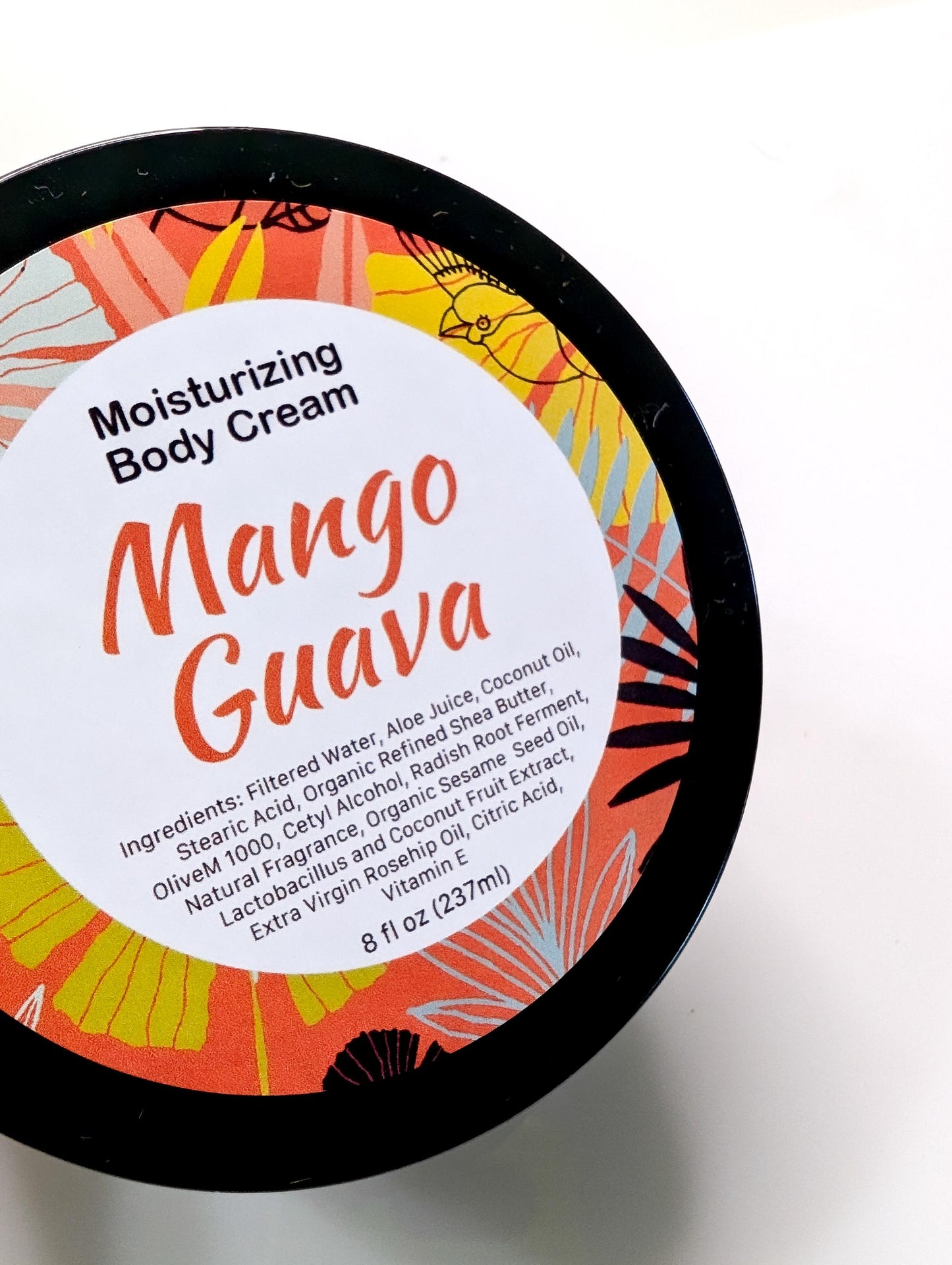 Mango Guava Whipped Body Cream, Body Lotion, Natural Body Cream, Organic Lotion, Natural Skincare, Body Butter, Fruity Lotion