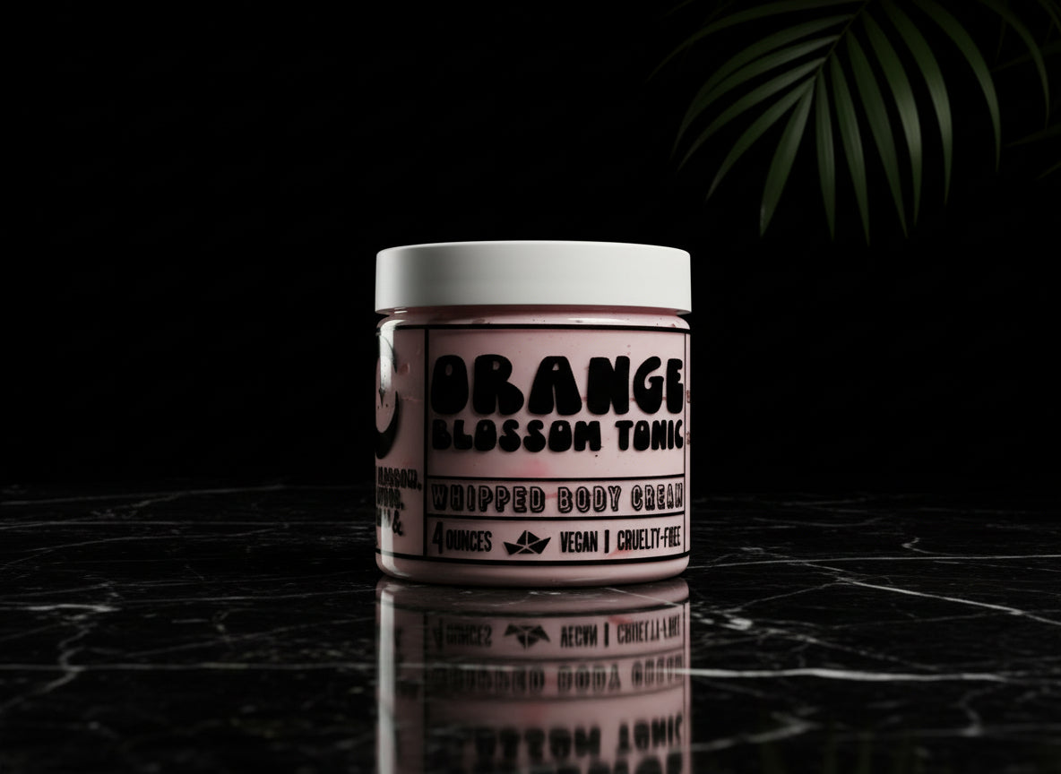 Orange Blossom Tonic Whipped Body Cream - Whipped Body Lotion - Body Butter - Body Care - Skin Care - Beauty Products - Shea Butter