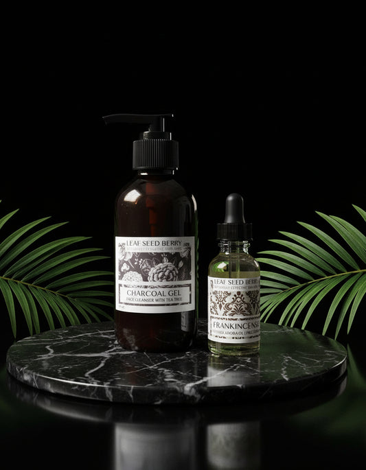 Charcoal Tea Tree Facial Cleanser, Natural Skincare, Men Skincare, Organic Skincare, Activate Charcoal Liquid Soap, Gift for Him, Self Care