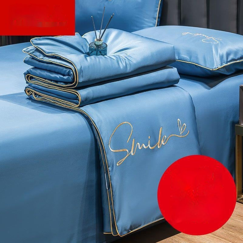 Ice Silk Summer Blanket Double Summer Air Conditioning Duvet Tencel Summer Duvet Washable Single Quit