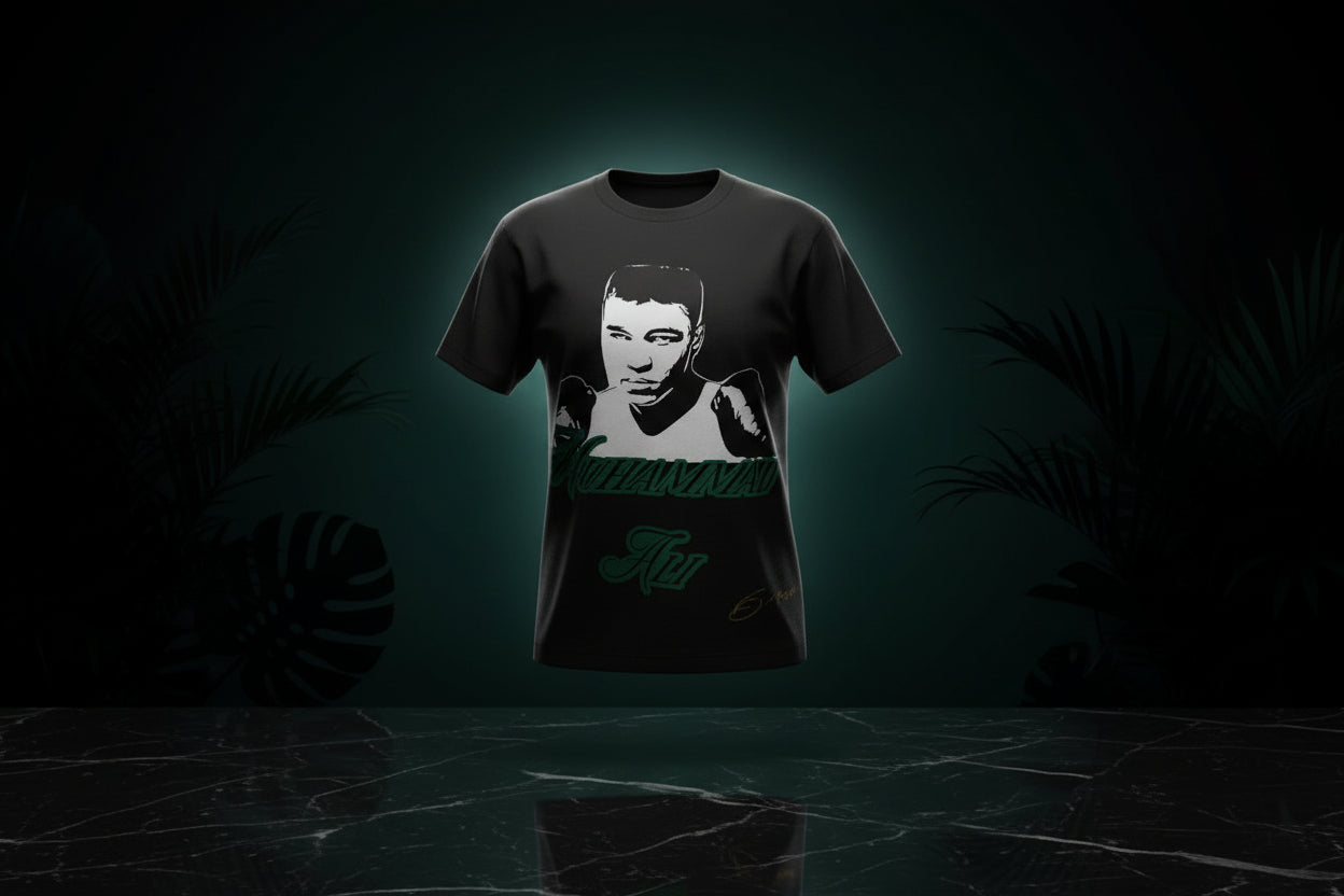 The Greatest Glow - Muhammad Ali Tshirt