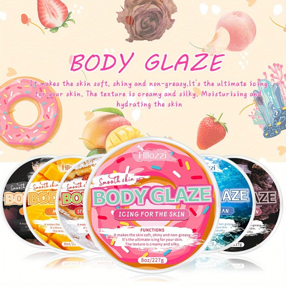 8oz Body Glaze - Mango, Peach & Strawberry Scents