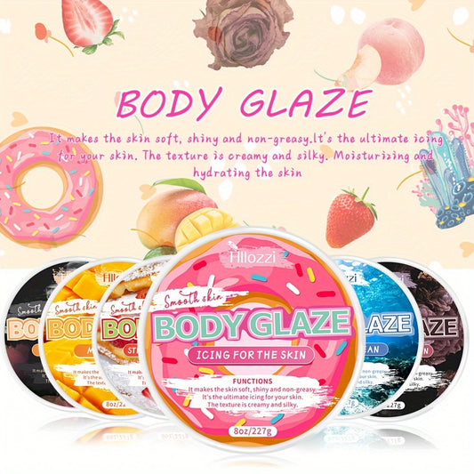 8oz Body Glaze - Mango, Peach & Strawberry Scents