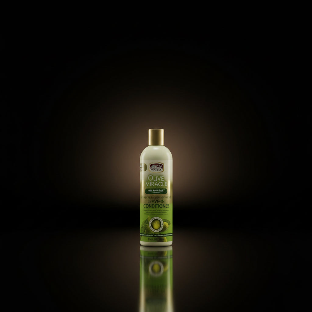 African Pride Olive Miracle Leave-in Conditioner, 12 Ounce
