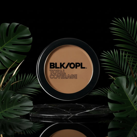 BLK/OPL Concealing Foundation, Total Coverage - Face Foundation with Medium to Full Coverage for a Luminous Velvety Finish - Oil-Free Color Correcting Concealer - Hypoallergenic Makeup-Hazelnut