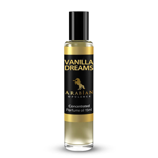 FR99 Vanilla Dreams Roll-on Perfume Oil for Women, Luxurious and Concentrated Long Lasting Perfume Oil, Alcohol-Free Travel Size Body Scent for All-Day Freshness (15ml)