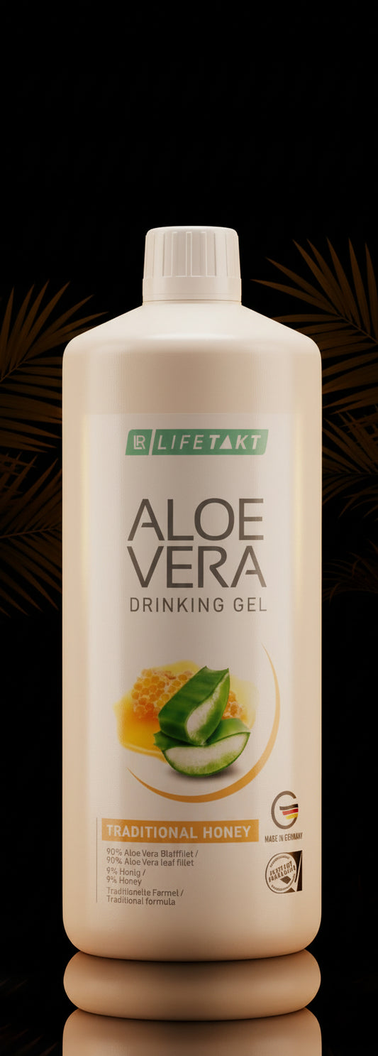 LR Aloë Vera Drinkgel Traditioneel met Vitamine C en Honing, 1.000 ml
