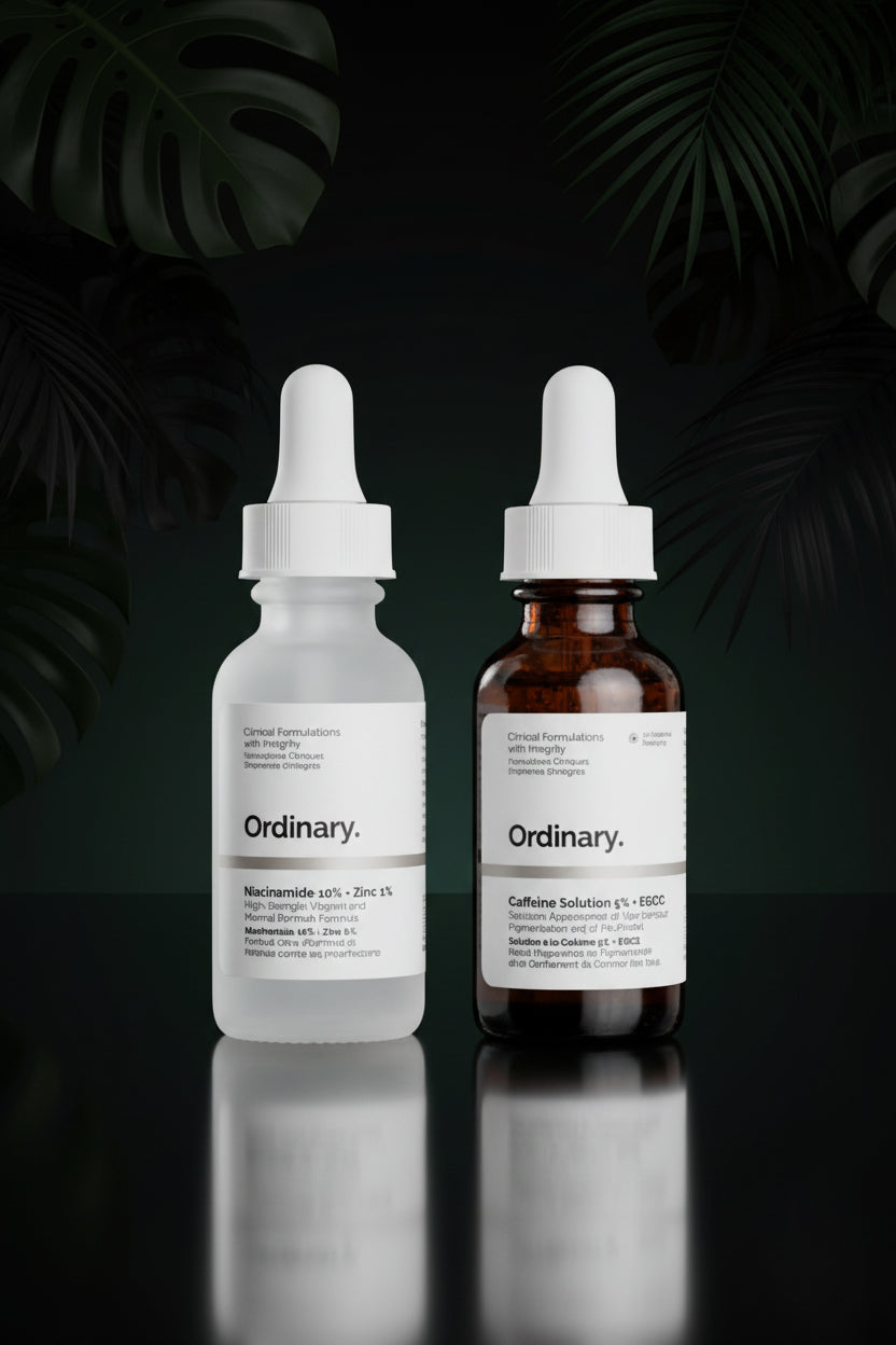 2 verpakkingen van The New Ordinary Niacinamide 10% + zink 1% en caffijne oplossing 5% + EGCG Oil Control Face Serum 30 ml