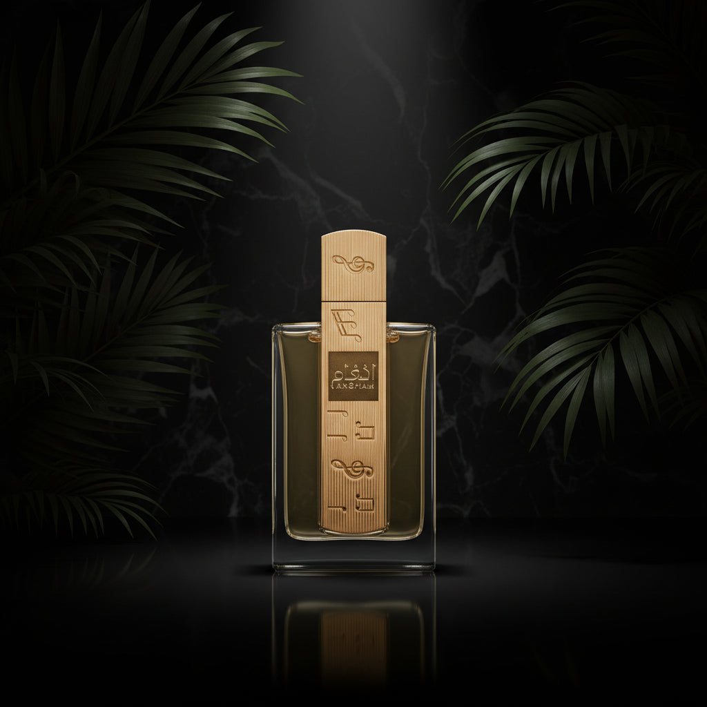 Angham Original Eau de Parfum, 100 ml, Arabic Perfume Long Life, Includes Refillable Atomizer, 5 ml, Oriental Fragrance with Notes of Mandarin, Pink Pepper and Vanilla (Angham)