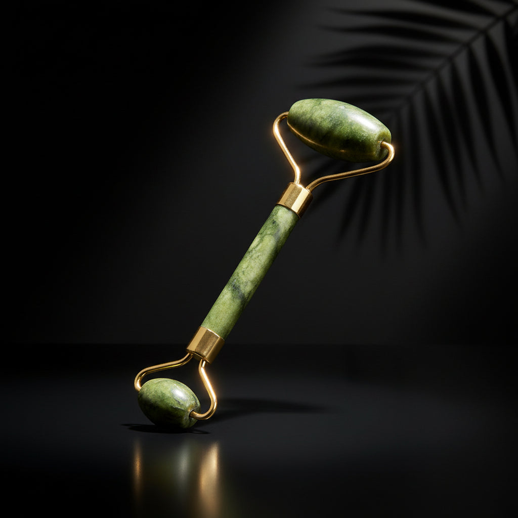 Guasha Gua Sha Face Set, Jade Roller for Face and Gua Sha Authentic Face and Body Massager for Skin Calming