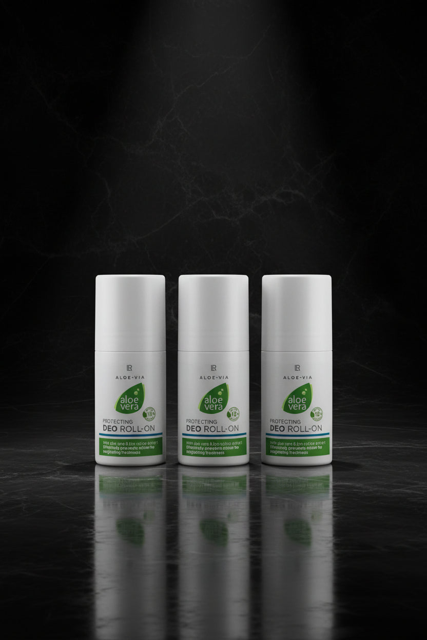 Aloë Via Aloë Vera beschermende deodorant roll-on (6 x 50 ml) + verrassingsei