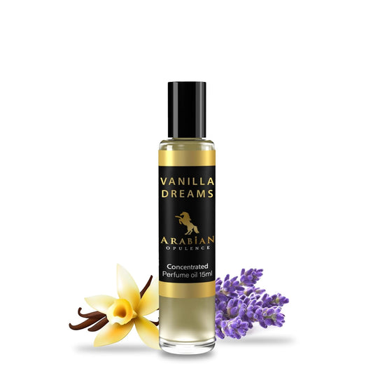 FR99 Vanilla Dreams Roll-on Perfume Oil for Women, Luxurious and Concentrated Long Lasting Perfume Oil, Alcohol-Free Travel Size Body Scent for All-Day Freshness (15ml)
