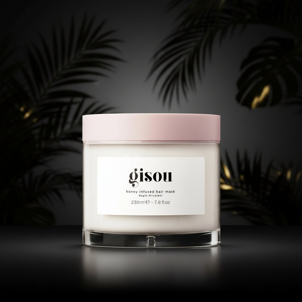 Gisou Honey Infused Hair Mask to Hydrate and Repair for Softer, Stronger, More Manageable Hair (7.8 Fl. Oz)
