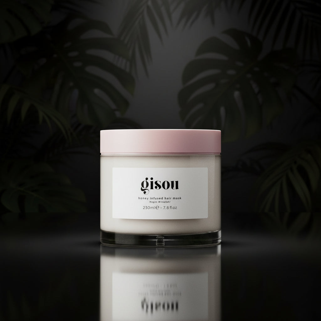 Gisou Honey Infused Hair Mask to Hydrate and Repair for Softer, Stronger, More Manageable Hair (7.8 Fl. Oz)