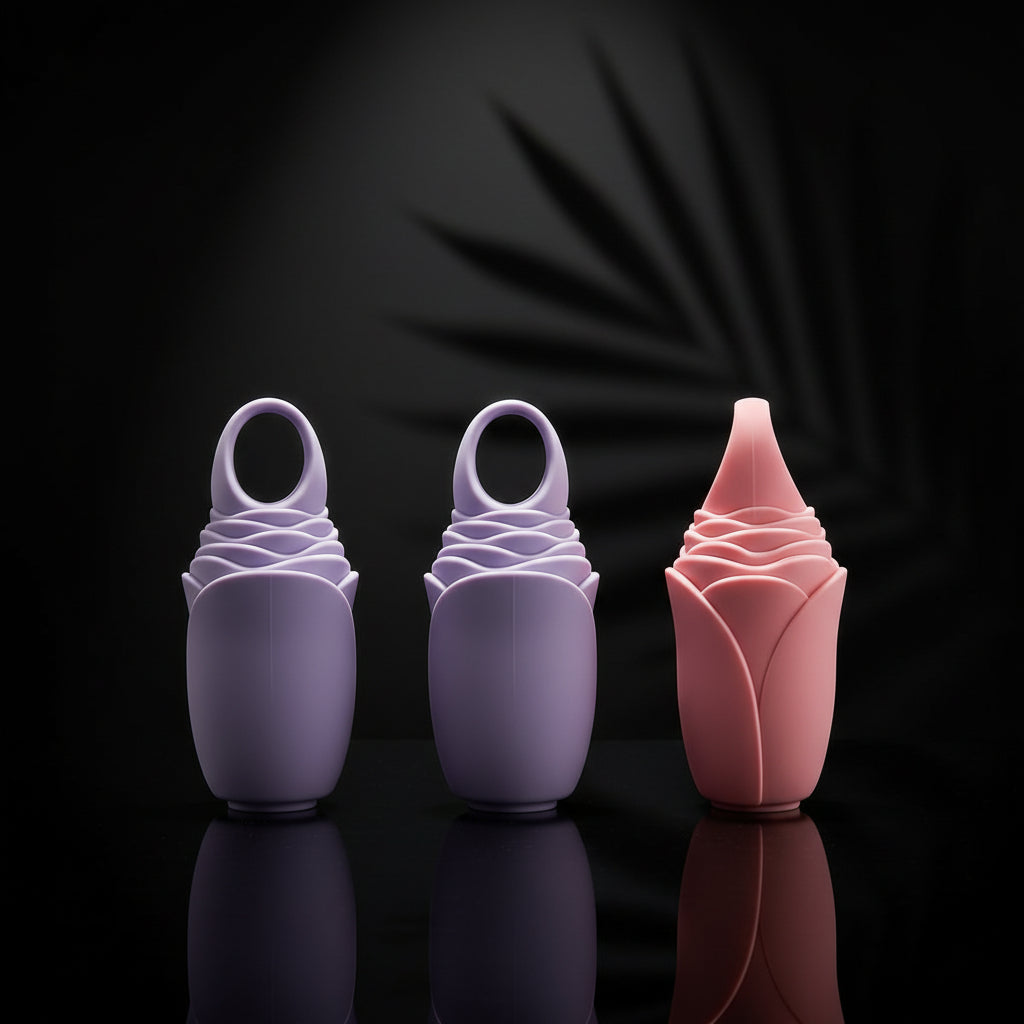 Ice Roller 3 Pieces, Reusable Silicone Facial Ice Hedgehog for Skin Care, Pore Reduction, Refreshment, Massage, Pink 1 + Purple 2