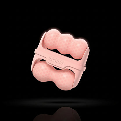 Ice Roller for Face and Eyes - Facial Skin Care Tools with 2 in 1 Roller and Travel Case to Reduce Puffiness and Relief Migraine, Pain. Women Gift (Pink)