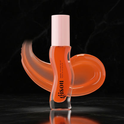 Gisou Honey Infused Hydrating Lip Oil, Nourishing Lip Moisturizer for Dry Lips, High Shine, Smooth Finish, Clear Golden Glow Shade, Fresh Honey Scent, Honey Gold, 8ml