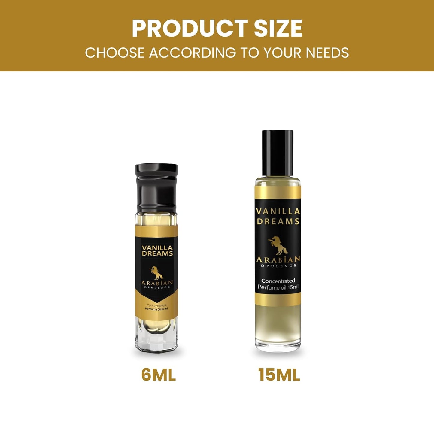FR99 Vanilla Dreams Roll-on Perfume Oil for Women, Luxurious and Concentrated Long Lasting Perfume Oil, Alcohol-Free Travel Size Body Scent for All-Day Freshness (15ml)