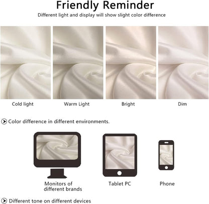 Silk Pillowcase for Hair and Skin, Mulberry Silk Pillow Cases Standard Size, Anti Acne Cooling Sleep Both Sides Natural Silk Satin Pillow Covers with Hidden Zipper, Gifts for Women Men, Champagne