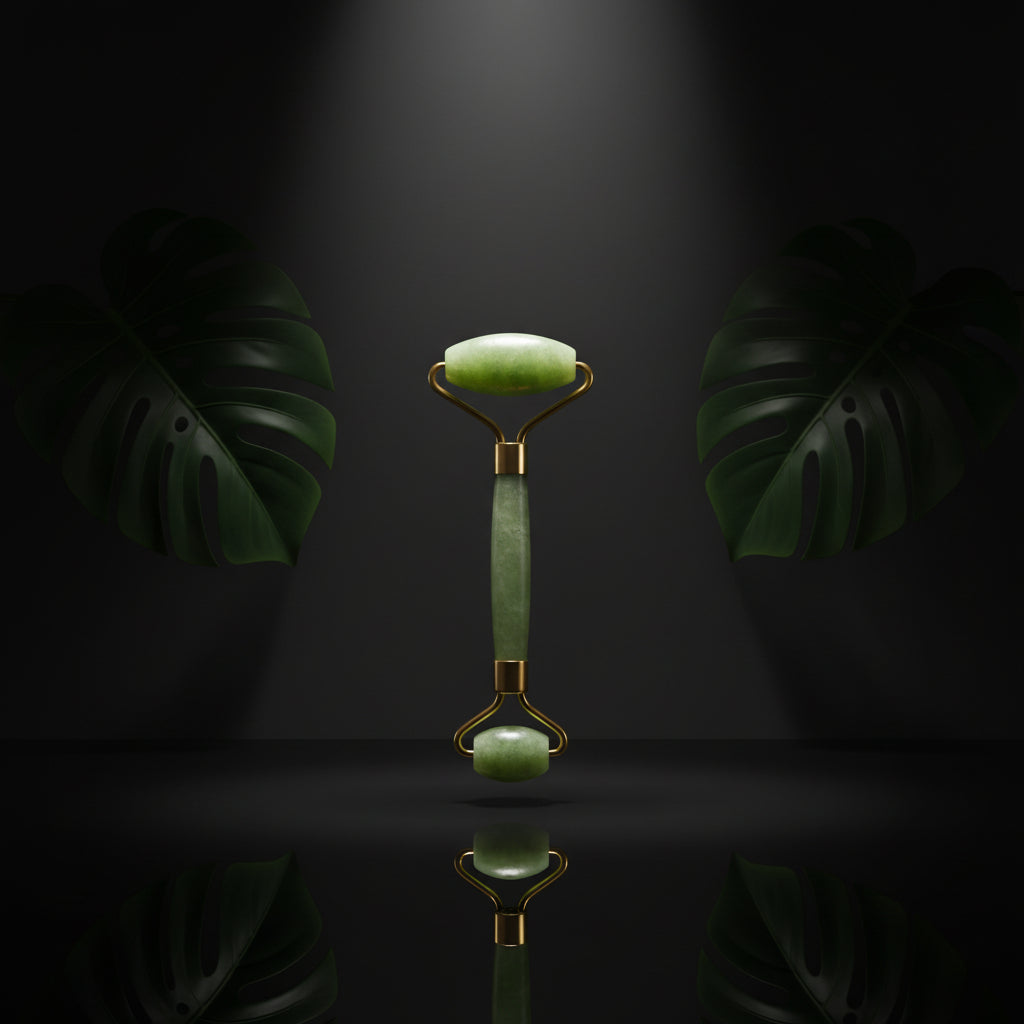 Guasha Gua Sha Face Set, Jade Roller for Face and Gua Sha Authentic Face and Body Massager for Skin Calming