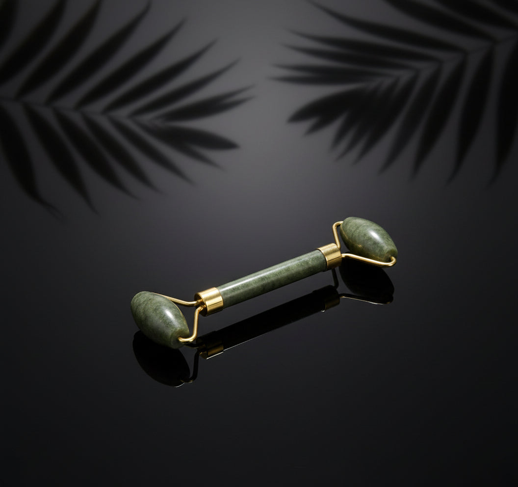 Mipcase Beauty Jade Roller 2pcs Facial Massage Roller For Wrinkles Skin Tightening For Daily Skin Care